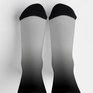 Black Gradient Ombré Crew Sokken