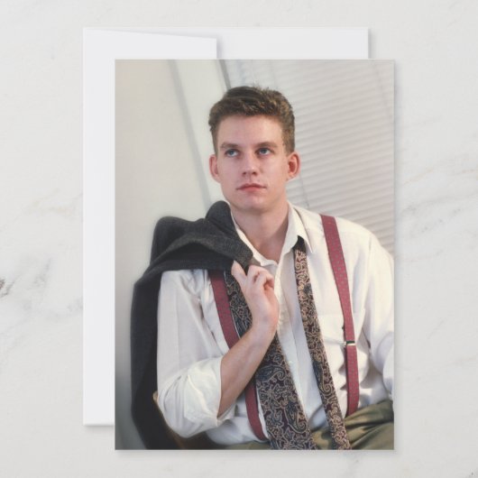 Black Graduation Cap Back Foto Afstuderen 2023 Aankondiging (Achterkant)