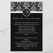 Black Grand Insignia Monogram flyer, programma Flyer (Voorkant)