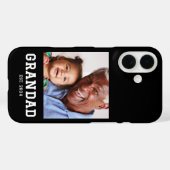 Black Grandad Established Bold Photo Case-Mate iPhone Case (Achterkant (horizontaal))