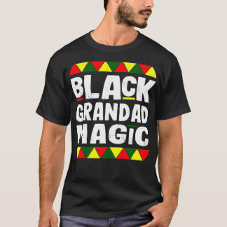 Black Grandad Magic Black History Maand Africa Pri T-shirt