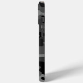 Black Gray Camo Case-Mate iPhone Case (Achterkant / Links)
