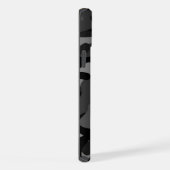 Black Gray Camo iPhone Hoesje (Rechterkant)