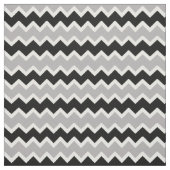 Black Gray Chevron Zigzag Pattern Stof (Swatch)