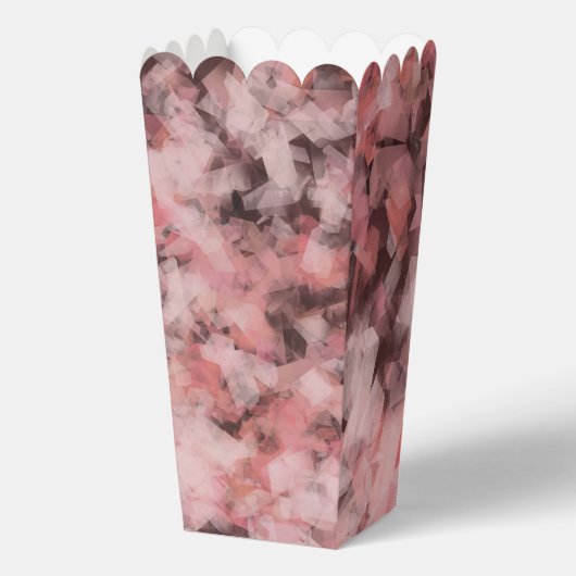 Black Gray Pink White Modern Geometric Abstract Bedankdoosjes (Voorkant)