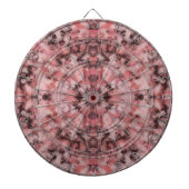 Black Gray Pink White Modern Geometric Abstract Dartbord (Voorkant)