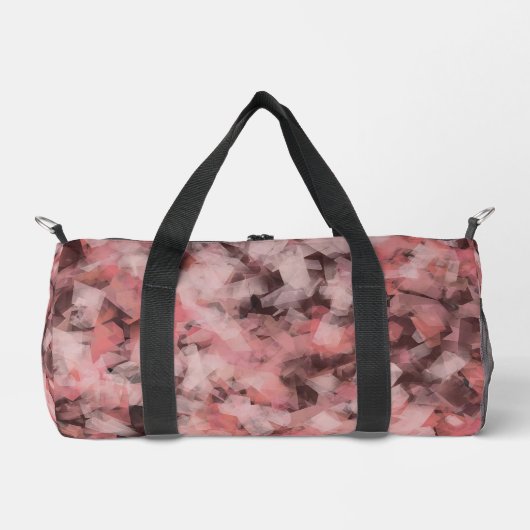 Black Gray Pink White Modern Geometric Abstract Plunjezak (Voorkant)