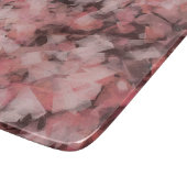 Black Gray Pink White Modern Geometric Abstract Snijplank (Hoek)