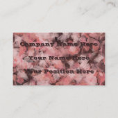 Black Gray Pink White Modern Geometric Abstract Visitekaartje (Voorkant)