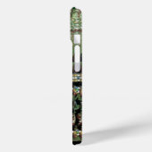 BLACK GREEN ART NOUVEAU GEMSTONE MONOGRAM, Jade Case-Mate iPhone Case (Achterkant / Links)