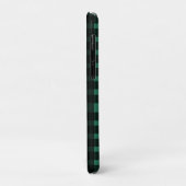 Black Green Gingham Pattern Case-Mate iPhone Case (Achterkant/links)