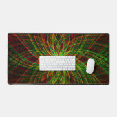 Black Green & Red Mandala Cool Modern Trippy Neon (Clavier et souris)