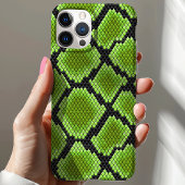 Black Green Snakeskin Snake Serpent Case-Mate iPhone Case