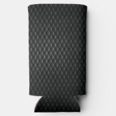 Black & Grey Add Jouw naam Tall Seltzer Koelbox (Achterkant)