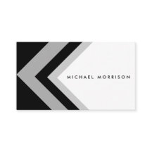 Black grey arrow geometric minimal modern design