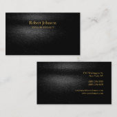 Black Grey Gold Visitekaartje (Voorkant / Achterkant)
