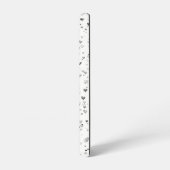 Black & Grey Hearts Phone Case Samsung Galaxy Hoesje (Linkerkant)