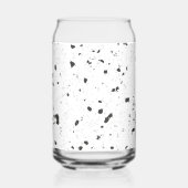 Black & Grey Micro Chips Retro Terrazzo Pattern (Verso)