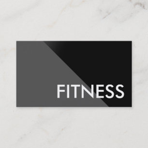 Black Grey Modern Professional Sport Visitekaartje