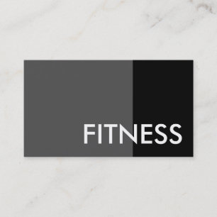 Black Grey Modern Professional Sport Visitekaartje