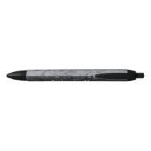 Black & Grey Pattered Company/Event Zwarte Inkt Pen (Achterkant)