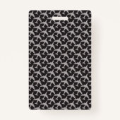 Black Grey Plane Airplanes Pilot Plane Aviation Badge (Voorkant)