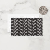 Black Grey Plane Airplanes Pilot Plane Aviation Notitiekaartje (Voorkant / Achterkant in situ)