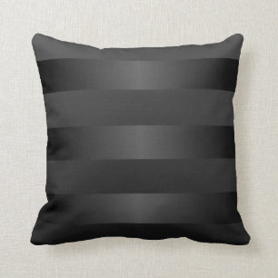 Black Grey Stripes Pattern Kussen