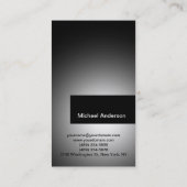 Black Grey Travel Agent Visitekaartje (Achterkant)