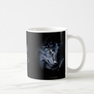 BLACK GREY WOLF Wildlife Gift Mokken
