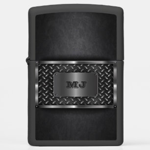 Black Grid Bord 2 past Zippo Lighter aan