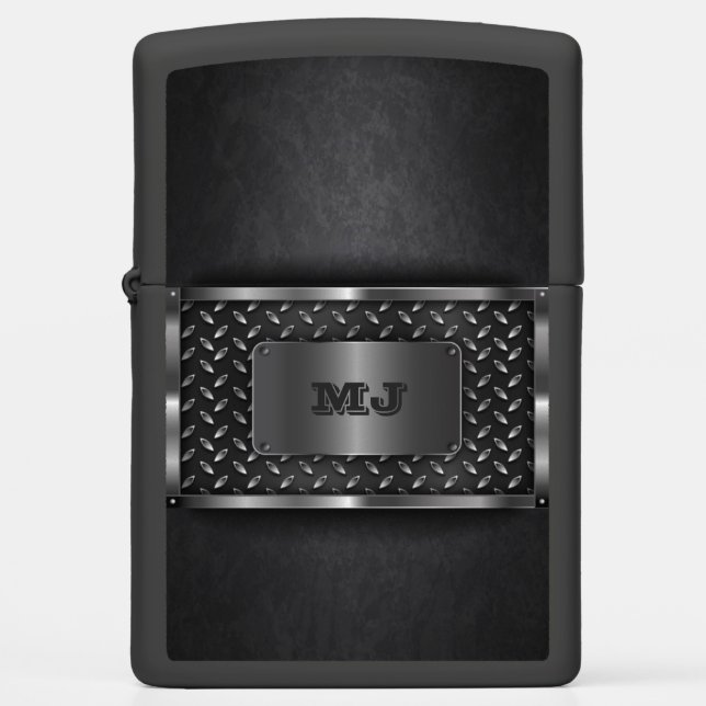 Black Grid Bord 2 past Zippo Lighter aan (Voorkant)