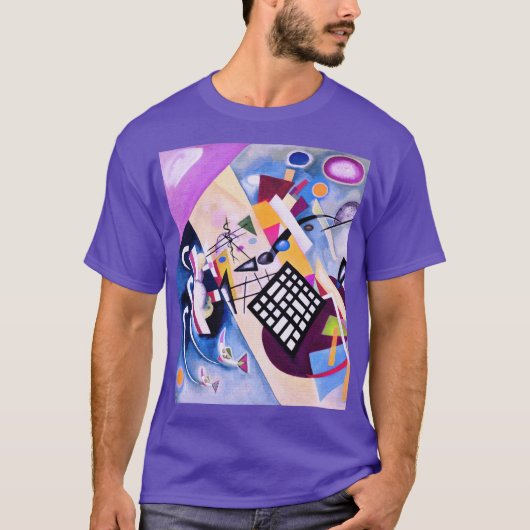 Black Grid - Kandinsky T-shirt (Voorkant)