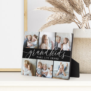 Black Grootkinderen maken foto's van het leven Fotoplaat