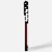 Black Grunge American Flag Case-Mate iPhone Case (Achterkant / Links)