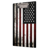 Black Grunge American Flag Klembord (Links)
