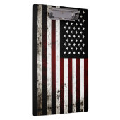 Black Grunge American Flag Klembord (Rechts)