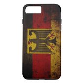 Black Grunge Germany Flag Case-Mate iPhone Case (Achterkant)
