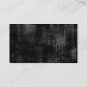 black grunge, Inc carte de visite (Dos)