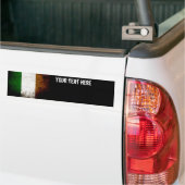 Black Grunge Ireland Flag Bumpersticker (Op Truck)