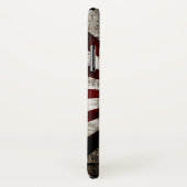 Black Grunge Japan Rising Sun Flag Case-Mate iPhone Case (Achterkant / rechts)