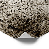 Black Grunge Massachusetts State Flag Poster (Hoek)