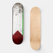 Black Grunge Palestine Flag Skateboard (Voorkant)