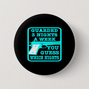 Black Guard 3-acht weken Ronde Button 5,7 Cm