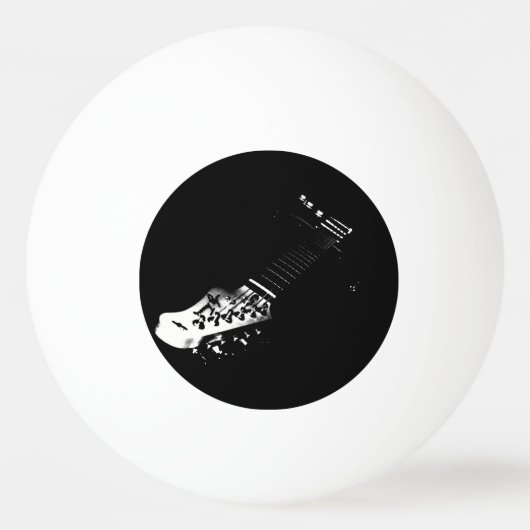 Black Guitar Ping Ball (Voorkant)