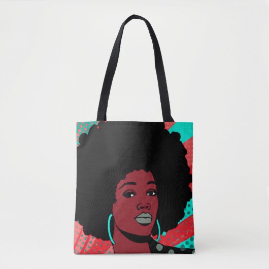 Black Gurl Pop Art Draagtas (Voorkant)