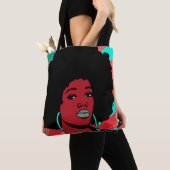 Black Gurl Pop Art Draagtas (Dichtbij)