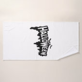 Black Halloween Badhanddoek (Badhanddoek)