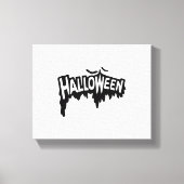Black Halloween Canvas Afdruk (Voorkant)