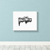 Black Halloween Canvas Afdruk (Insitu (Houten vloer))